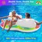Pool Floats Adult, Inflatable Chairs, Pool Floaties, Inflatable Pool Toys with Cup Holders for Beach Party Water Park
